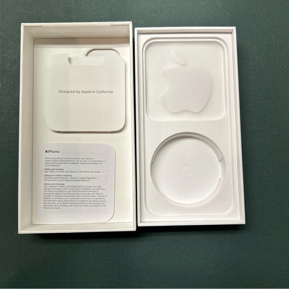 BOX ONLY Original iPhone 13 Blue‎ 128Gb EMPTY BOX ONLY